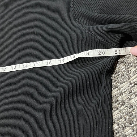 Point Zero | Men’s Black Ribbed Muscle Shirt - Picture 10 of 10